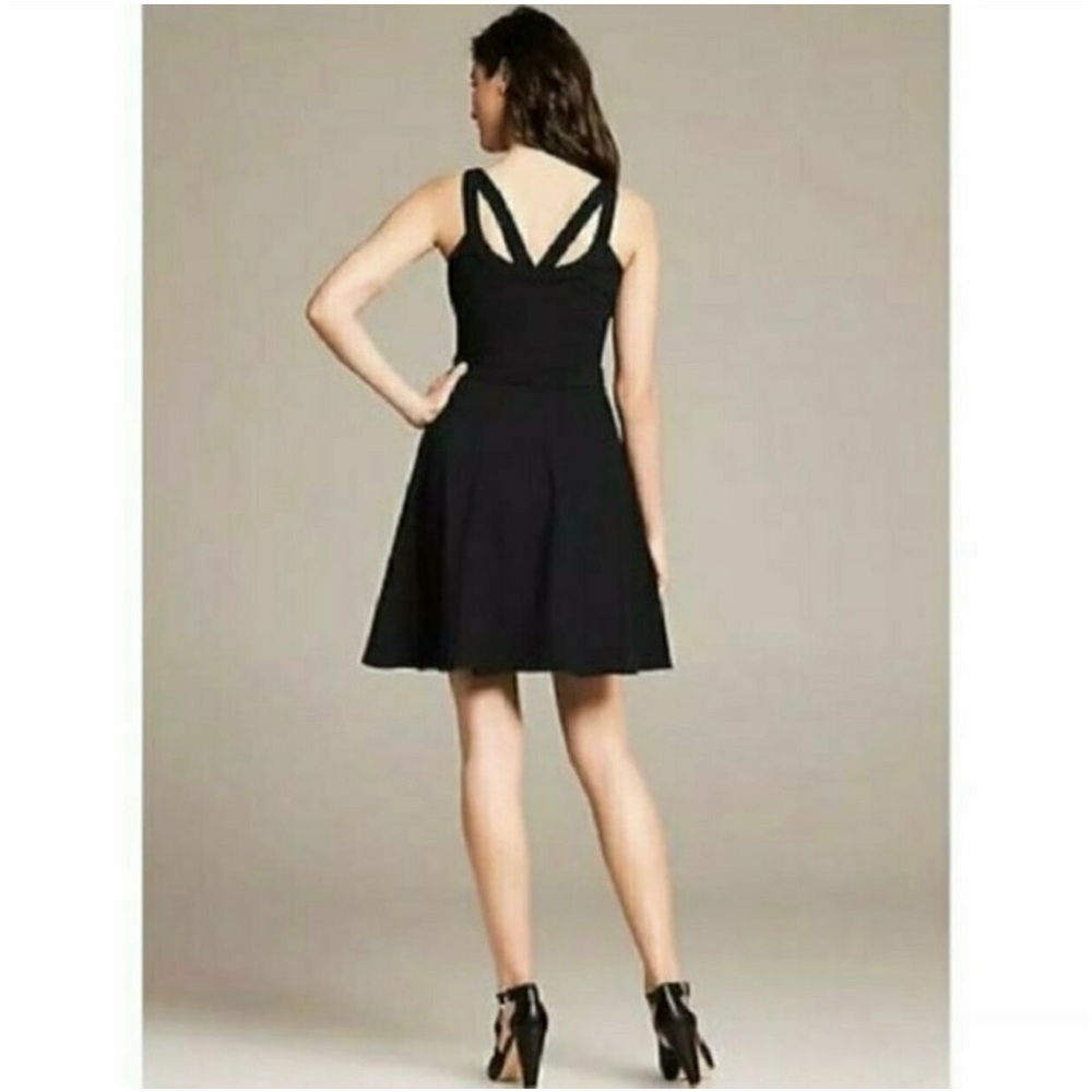 Banana Republic Sleeveless Ponte Dress with Cutout
